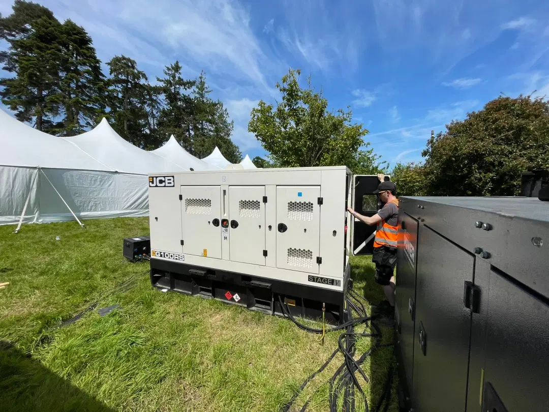 Shindig Festival 2023 Generator Compound